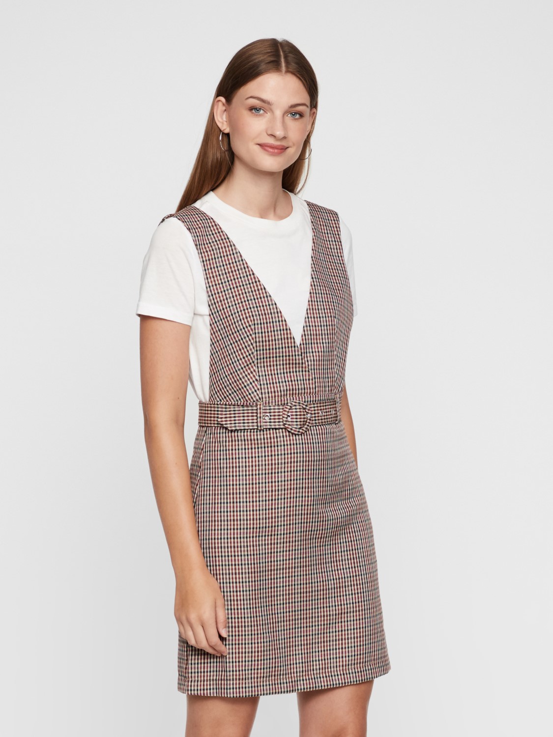 VMALICIA S/L PINAFORE SHORT DRESS