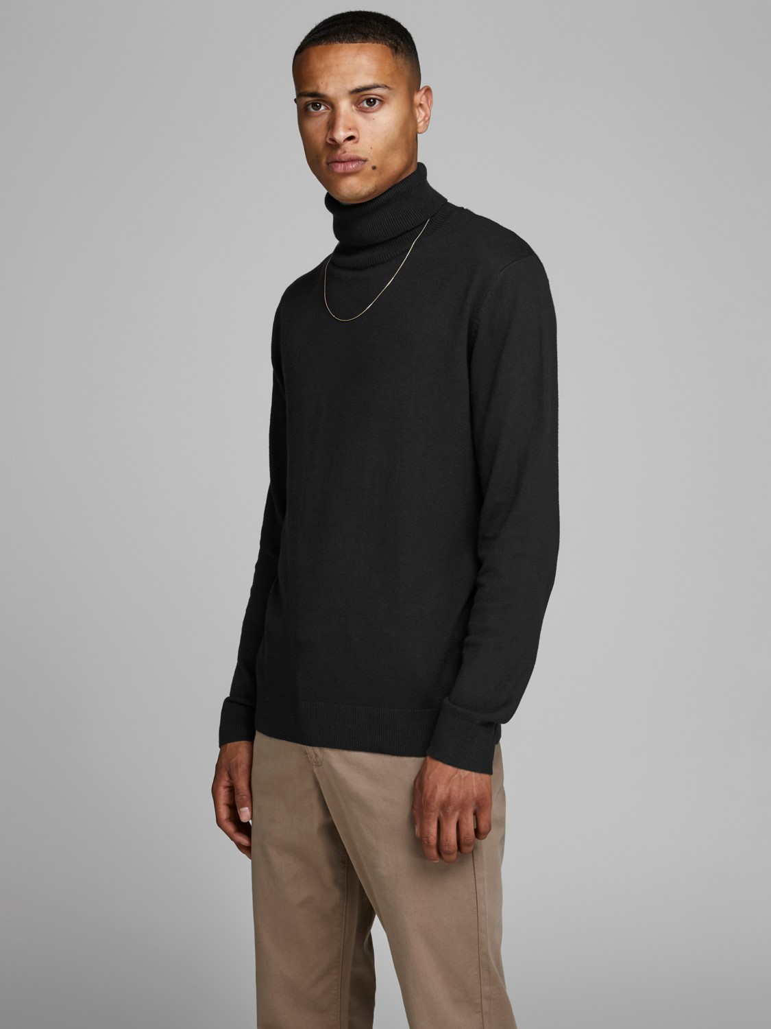 JJEEMIL KNIT ROLL NECK NOOS