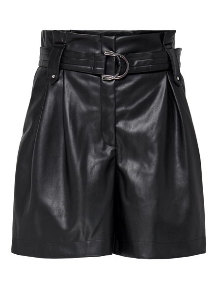 ONLMAERYN-RAG HW FAUX LEATHER SHORT