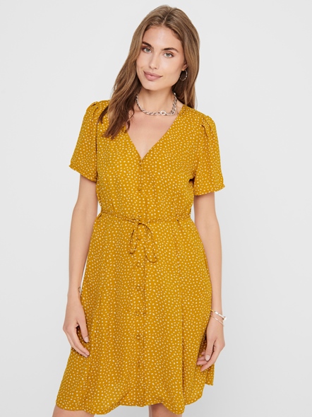 ONLSONJA LIFE S/S DRESS  NOOS WVN