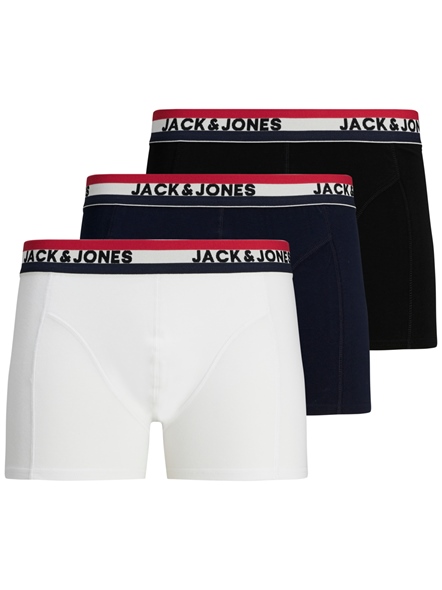 JACWAISTBAND STRIB TRUNKS 3 PACK