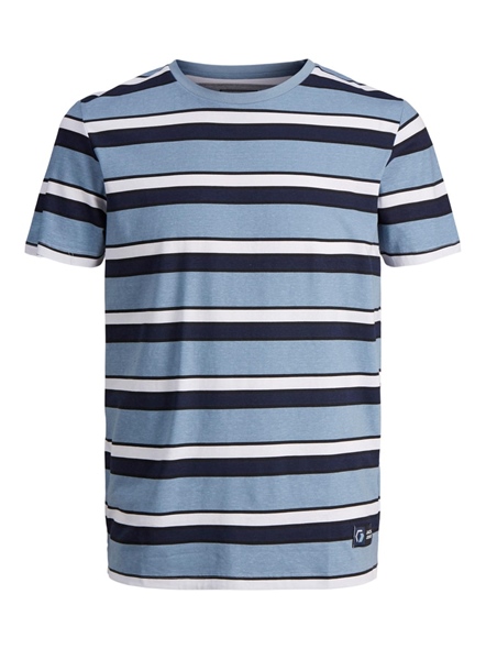 JCOLOGAN STRIPE TEE SS CREW NECK SN