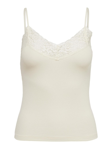 ONLTILDE RIB LACE SINGLET JRS