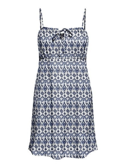 ONLNOVA LIFE STRAP ALEXA DRESS AOP