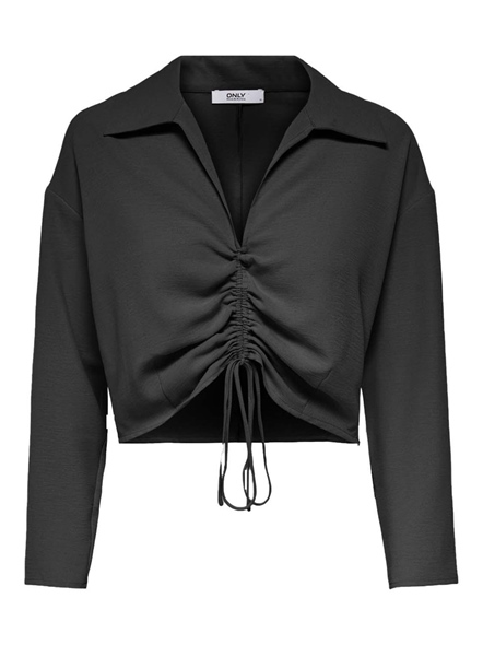 ONLMETTE LS V-NECK COLLAR TOP NN