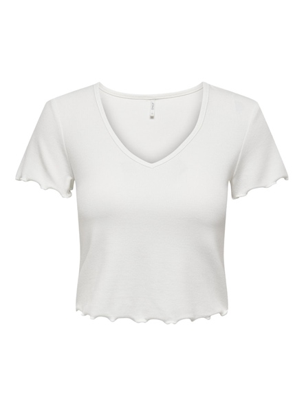 ONLKIKA S/S V-NECK TOP JRS