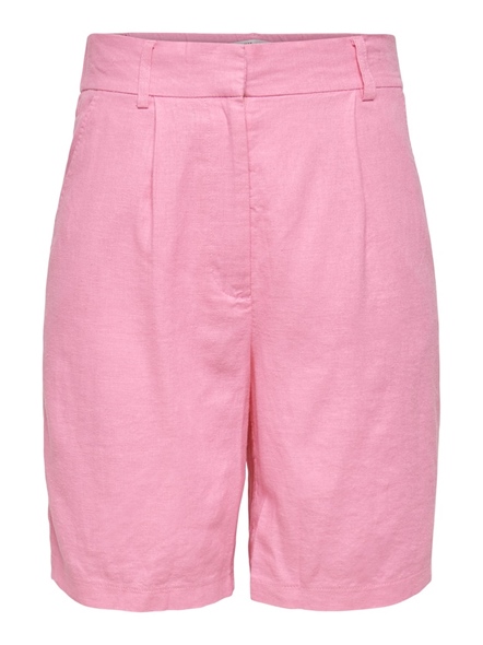 ONLCARO HW LONG LINEN BLEND SHORTS
