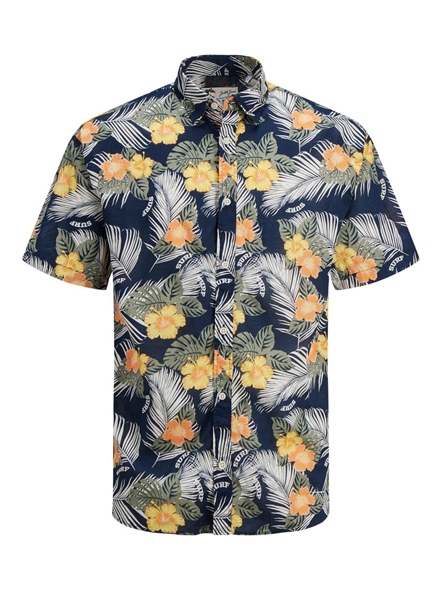 JORALOHA FLORAL SHIRT SS LN