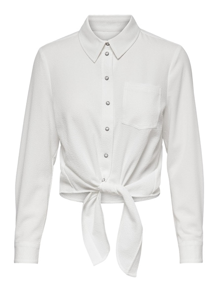 ONLLECEY LS KNOT SHIRT NOOS WVN