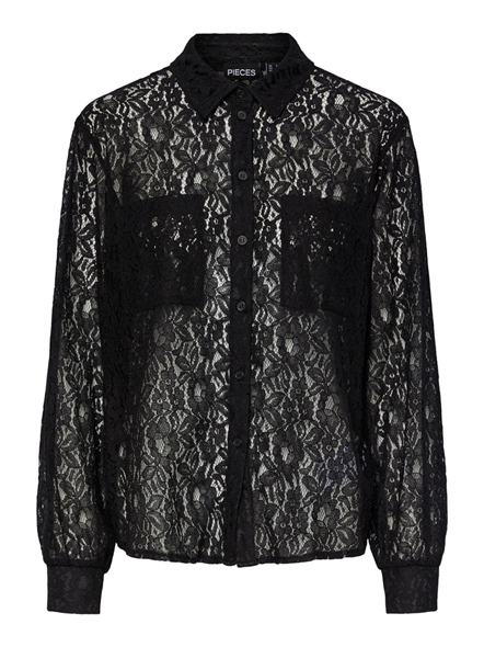 PCBELLA LS LACE SHIRT