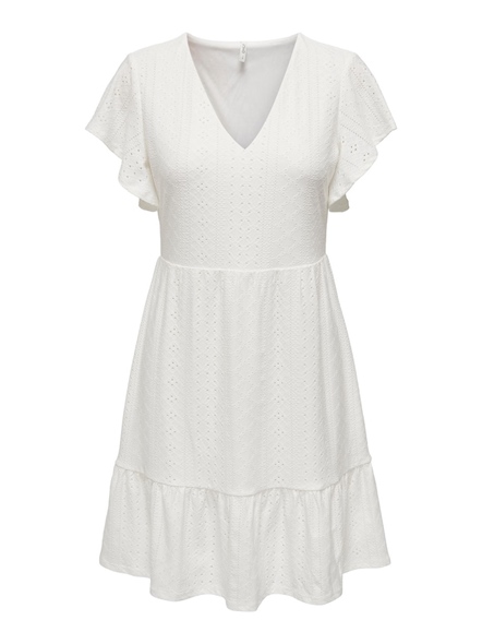 ONLSANDRA S/S V-NECK DRESS JRS