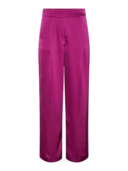 PCSABRINA HW WIDE SATIN PANT BC