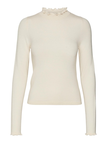 VMGOLD PLAIN LS HIGHNECK PULLOVER B