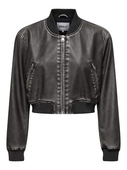 ONLHALLI FAUX LEATHER WASH BOMBER O